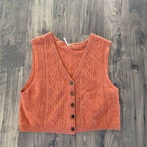 Free People Beatrice Cashmere Knit Vest